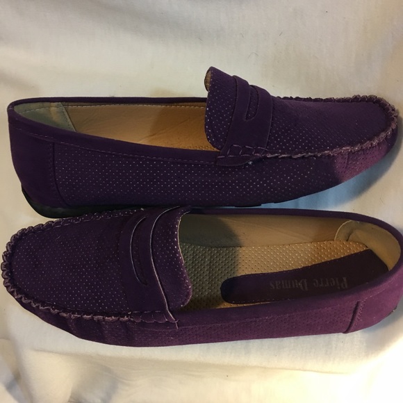 *SOLD*Pierre Dumas purple suede loafers - Picture 5 of 7